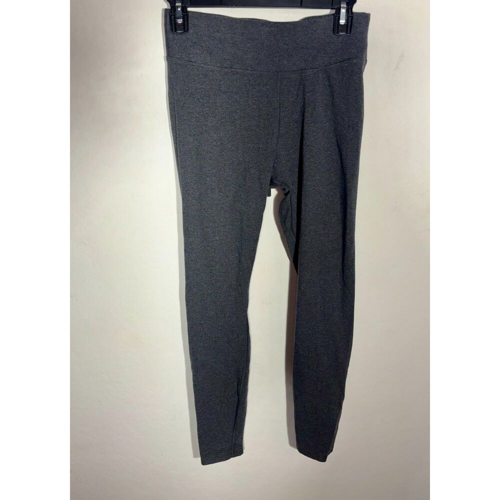 PACT Womens XS Leggings Charcoal Gray Organic Cotton Stretch Full Length